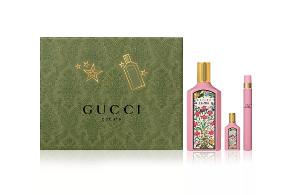 Flora Gorgeous Gardenia by Gucci, 3 Piece Gift Set for Women