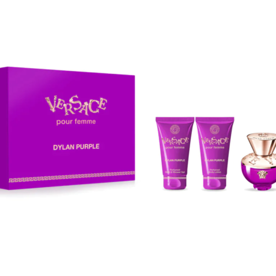 VERSACE DYLAN PURPLE EDP 1.7  3PC (WG)