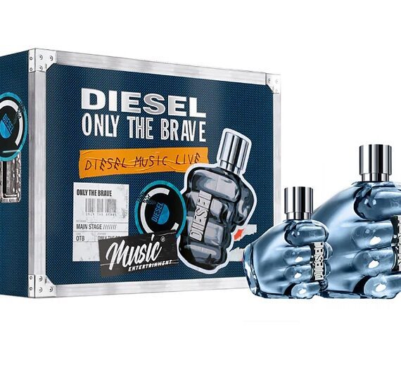 Diesel Only The Brave Men's Set, 4.2 Oz Eau de Toilette