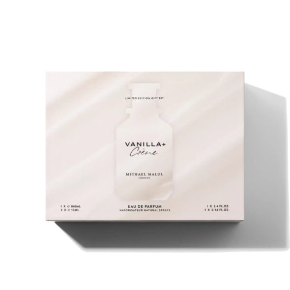 MICHAEL MALUL VANILLA+CREME EDP 3.4 4PC (WG)